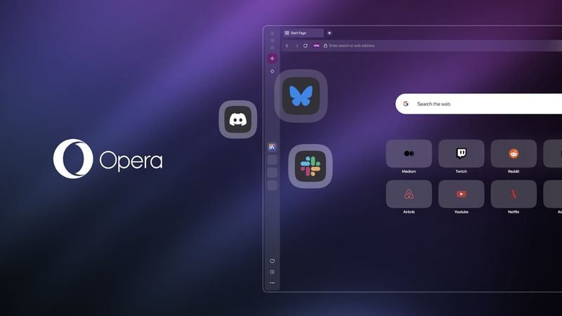 Opera One Adds Discord, Slack, and Bluesky to Browser Sidebar ...
